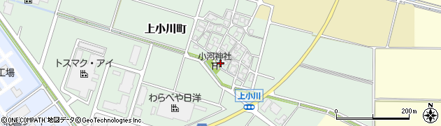 石川県白山市上小川町周辺の地図
