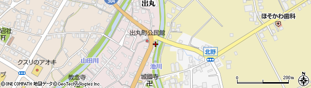 富山県南砺市城端33周辺の地図