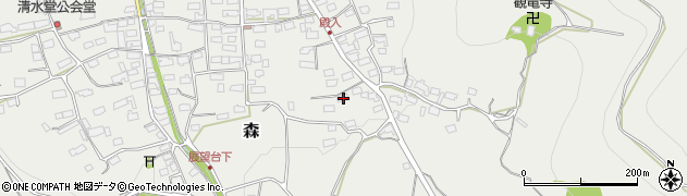 長野県千曲市森2166周辺の地図