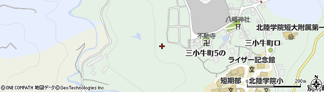 石川県金沢市三小牛町周辺の地図
