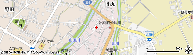 富山県南砺市城端317周辺の地図