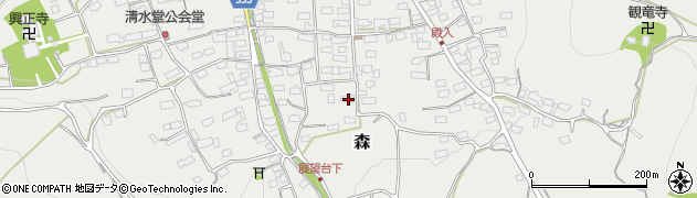 長野県千曲市森2128周辺の地図