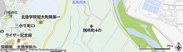 石川県金沢市別所町（４の）周辺の地図