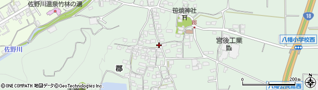 長野県千曲市八幡（郡）周辺の地図