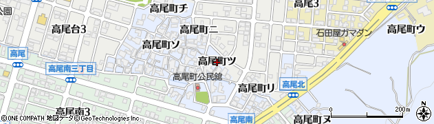石川県金沢市高尾町（ツ）周辺の地図