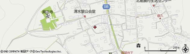 長野県千曲市森1533周辺の地図