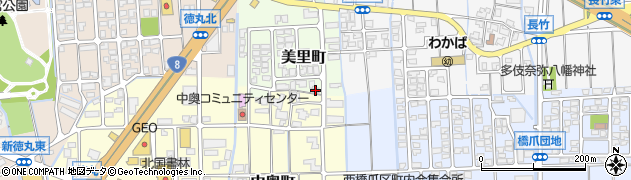 石川県白山市美里町88周辺の地図