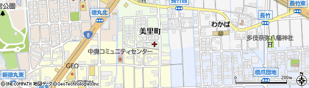 石川県白山市美里町86周辺の地図