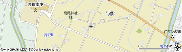 栃木県芳賀郡芳賀町与能259周辺の地図