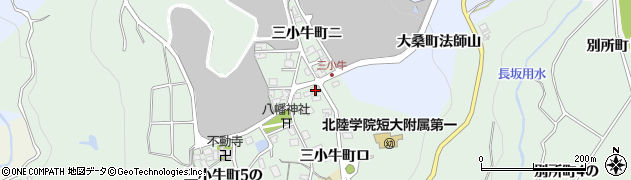 石川県金沢市三小牛町（６の）周辺の地図