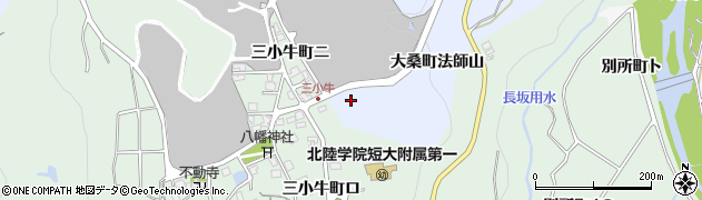 石川県金沢市大桑町鐘搗山周辺の地図