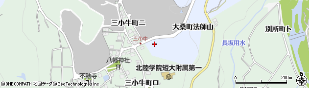 石川県金沢市大桑町（鐘搗山）周辺の地図