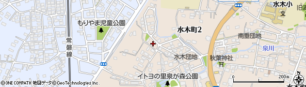 茨城県日立市水木町2丁目13-2周辺の地図