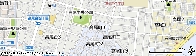 石川県金沢市高尾町（チ）周辺の地図