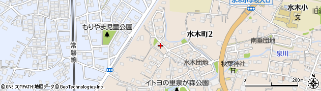 茨城県日立市水木町2丁目13-3周辺の地図