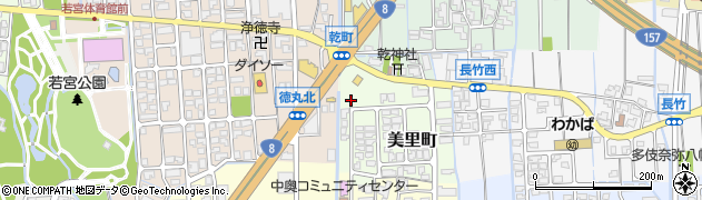 石川県白山市美里町21周辺の地図