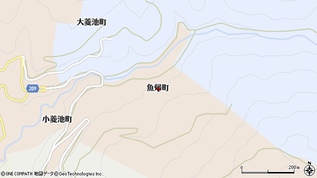 〒920-1111 石川県金沢市大菱池町の地図