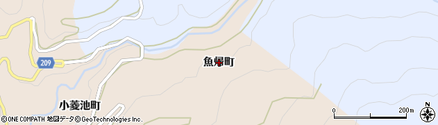 石川県金沢市魚帰町周辺の地図