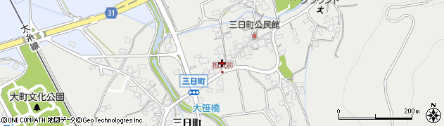長野県大町市大町497周辺の地図