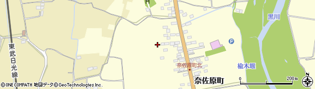 栃木県鹿沼市奈佐原町297周辺の地図