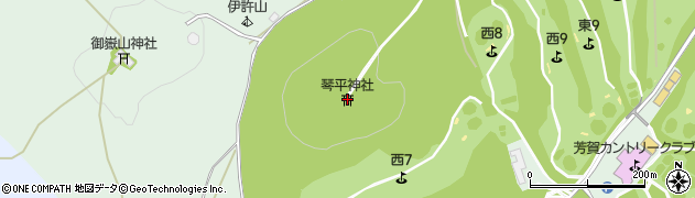 琴平神社周辺の地図