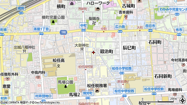 〒924-0863 石川県白山市博労の地図