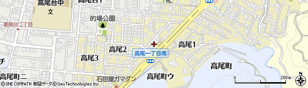 石川県金沢市高尾周辺の地図