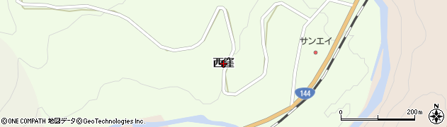 群馬県嬬恋村（吾妻郡）西窪周辺の地図