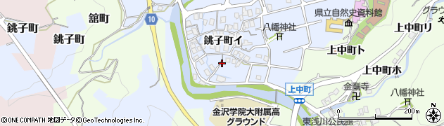 石川県金沢市銚子町イ131周辺の地図