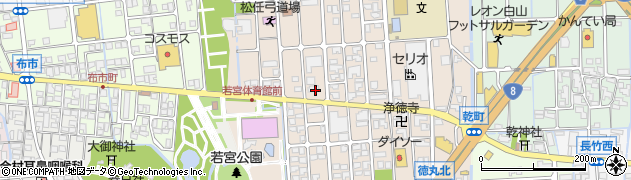 ファミリーマート白山徳丸店周辺の地図