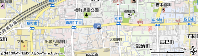 おけ和　万頭店周辺の地図
