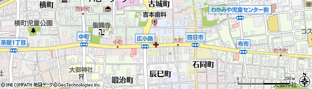 石川県白山市八日市町周辺の地図