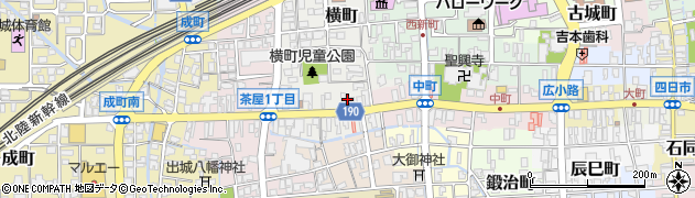 お多福 安田店周辺の地図