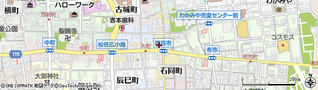 石川県白山市四日市町24周辺の地図