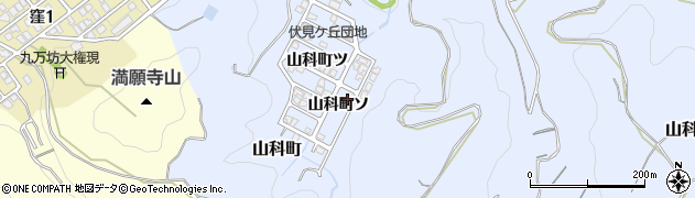 石川県金沢市山科町（ソ）周辺の地図