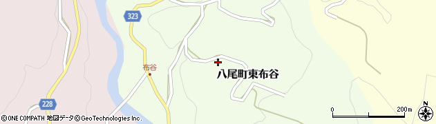 富山県富山市八尾町東布谷928周辺の地図