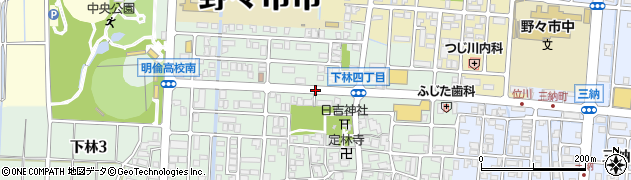 下林郵便局周辺の地図