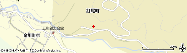 石川県金沢市打尾町甲周辺の地図