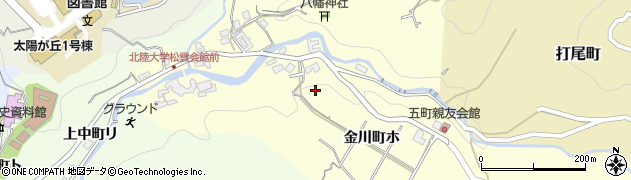 石川県金沢市金川町周辺の地図