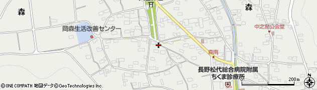 長野県千曲市森1228周辺の地図