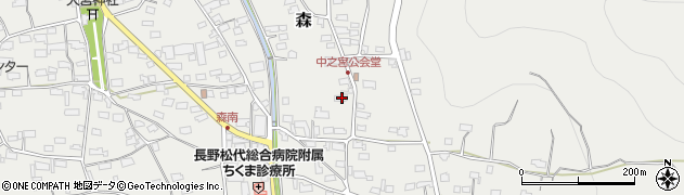 長野県千曲市森2422周辺の地図