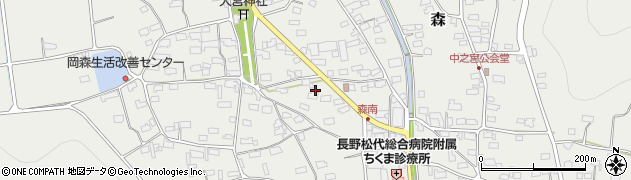 長野県千曲市森1320周辺の地図