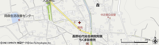 長野県千曲市森1328周辺の地図