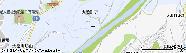 石川県金沢市大桑町（上川原）周辺の地図