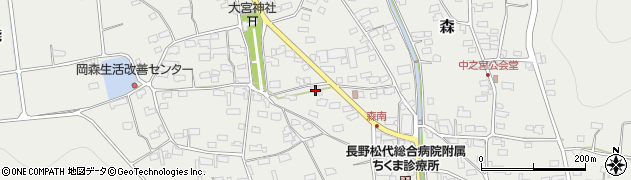 長野県千曲市森1313周辺の地図
