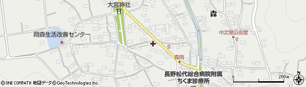 長野県千曲市森1321周辺の地図