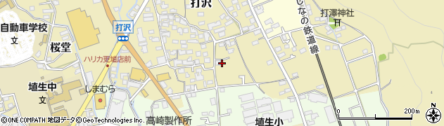 長野県千曲市打沢116周辺の地図