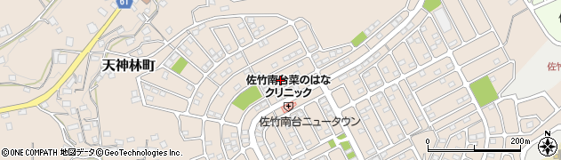 茨城県常陸太田市天神林町周辺の地図