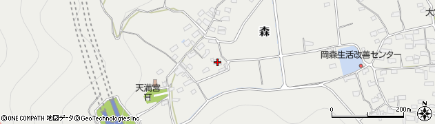 長野県千曲市森883周辺の地図
