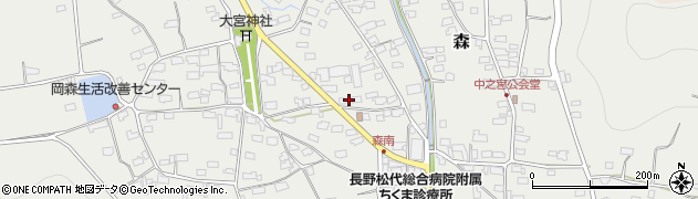 長野県千曲市森1180周辺の地図